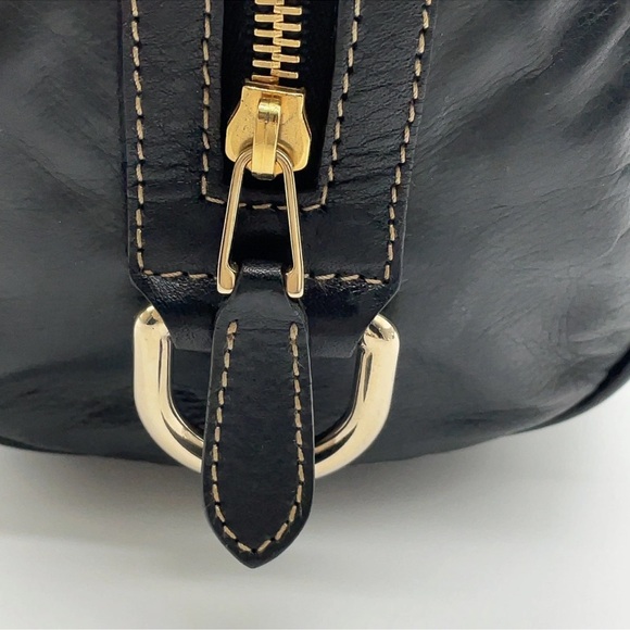 Gucci vintage Black Leather mini Boston bag - Picture 13 of 16